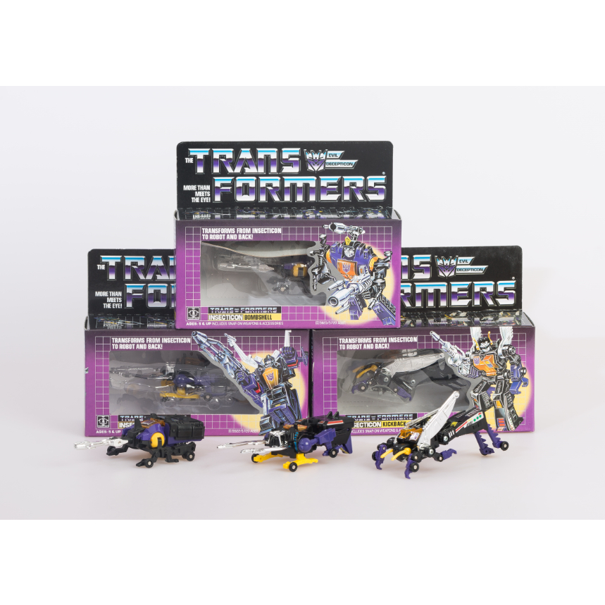 Transformers G1 Insecticons Action Figure ใหม่เอี่ยม