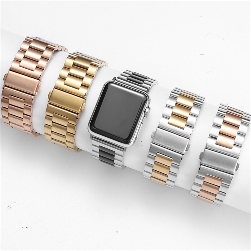 สายนาฬิกาข้อมือ สเตนเลส โลหะ แบบเปลี่ยน สําหรับ lWatch Ultra s8 7 6 5 4 3 2 1 se iWatch 38 มม. 40 มม. 41 มม. 42 มม. 44 มม. 45 มม. 49 มม.