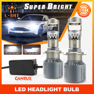 ♛Colight H7 H11 H4 LED 6500K ไฟหน้ามินิ เลนส์โปรเจคเตอร์ LHD RHD 9005 9006 หลอดไฟแคนบัส STG สําหรับรถยนต์ มอเตอร์ 12V 24V