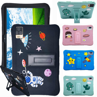 Samsung Galaxy Tab S10 Pro 12" 10.1" Case Cartoon Shockproof Soft Silicone Protective Sleeve Stand Cover