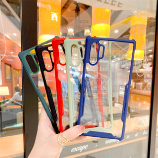 เคสโทรศัพท์มือถือแบบใส กันกระแทก สีมาการอง สําหรับ Samsung Galaxy Note 8 9 10 20 Ultra Plus Pro Lite note10+ A81 M60S J4 J6 Plus J2 Prime