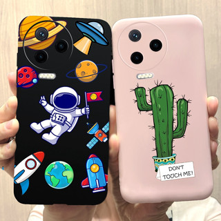 เคสโทรศัพท์มือถือ ซิลิโคนนิ่ม TPU ลายนักบินอวกาศ กระบองเพชร สําหรับ infinix Note 12 Pro 4G 5G Note12 5G