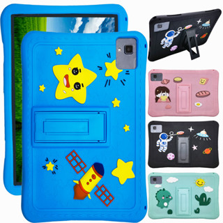 Samsung Galaxy Tab 15 Pro 12" 11" 10.1" Case Cartoon Shockproof Soft Silicone Protective Sleeve Stand Cover