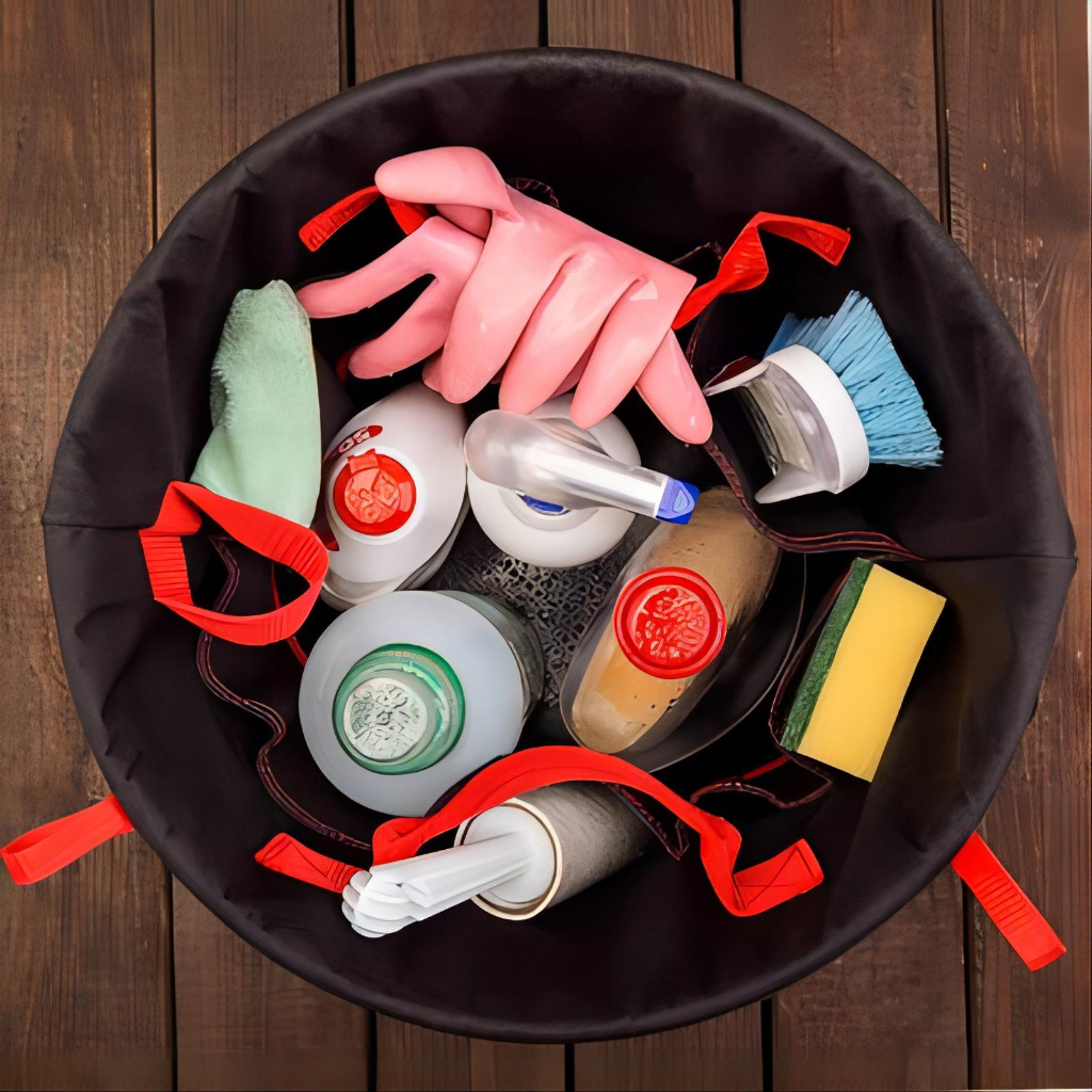 Yolo MALL Bucket Organizer กระเป๋ากระเป๋าเก็บ 42 กริดกระเป๋าเครื่องมือทําสวนกระเป๋าเครื่องมือสวน - รูปที่ 2