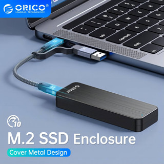 Orico M2 NVMe Enclosure USB3.2 Gen2 Type C 10Gbps PCIe SSD Enclosure M2 SSD เคสฮีทซิงค์โลหะในตัว เคสไดรฟ์โซลิดสเตท