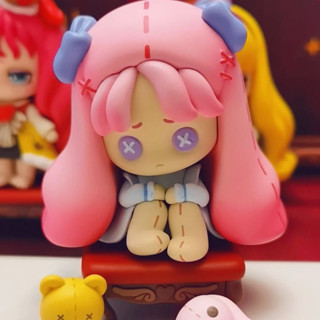 【ของแท้】ชุดกล่องสุ่ม ตุ๊กตาฟิกเกอร์ Lilith Midnight Tea series 52TOYS 8 แบบ สําหรับตกแต่ง