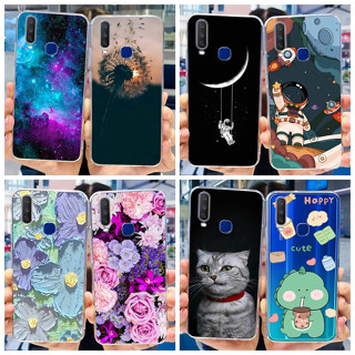 เคสซิลิโคน TPU ใส ลายการ์ตูนอวกาศ หรูหรา สําหรับ Vivo Y12 Y15 Y17 VivoY12 VivoY15 VivoY17 1904 1940