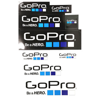 สติกเกอร์โลโก้ GoPro สําหรับตกแต่งหมวกกันน็อค