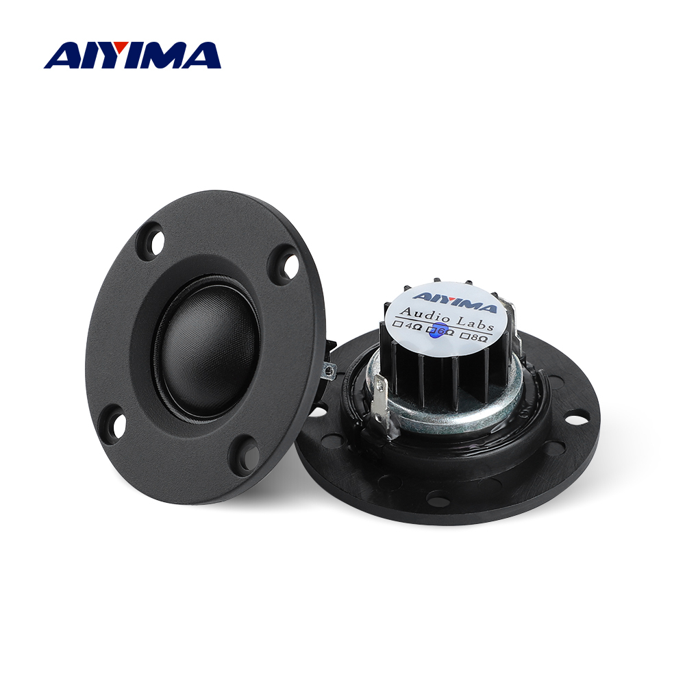 AIYIMA 2Pcs 2-Inch 6-Ohm 30W Audio Portable Speakers ABS Altavoz Portatil Aluminum Radiator Hifi Hom