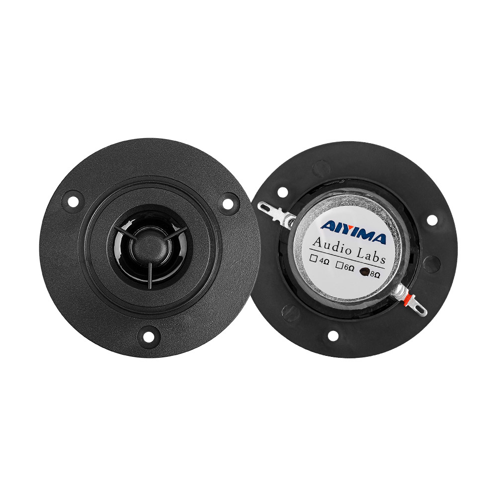 Aiyima ลําโพงทวีตเตอร์ 8 โอห์ม 10W 3 นิ้ว แบบพกพา 2 ชิ้น