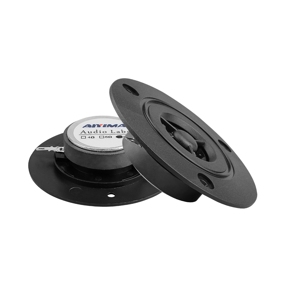 Aiyima ลําโพงทวีตเตอร์ 8 โอห์ม 10W 3 นิ้ว แบบพกพา 2 ชิ้น