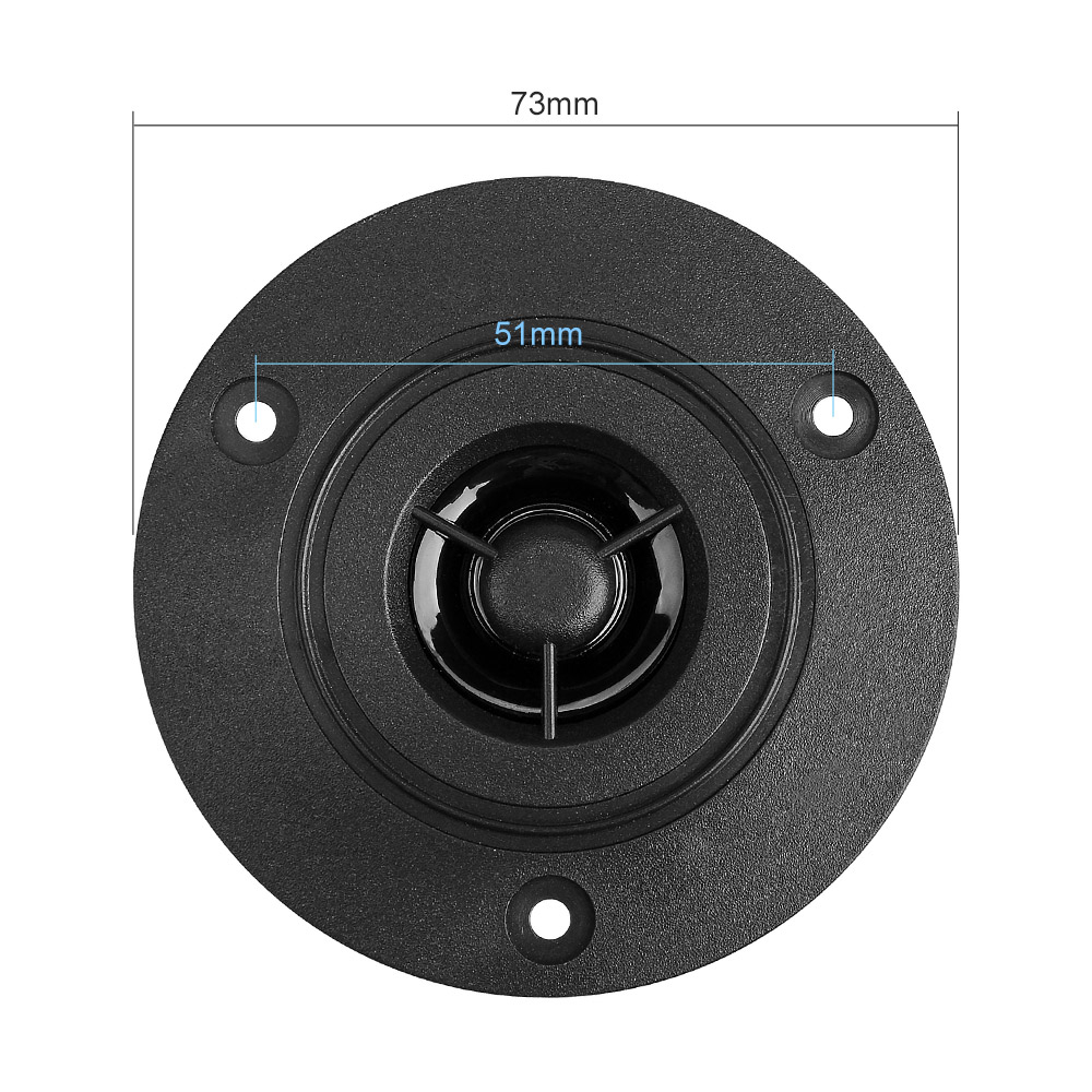 Aiyima ลําโพงทวีตเตอร์ 8 โอห์ม 10W 3 นิ้ว แบบพกพา 2 ชิ้น