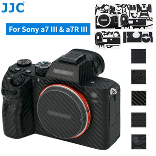 JJC SS-A7M3 สติ๊กเกอร์กันรอยสำหรับกล้อง Sony a7 III a7R III A7M3 A7R3 A73 , ฟิล์มตกแต่งผิววัสดุ 3M ไร้สารตกค้าง