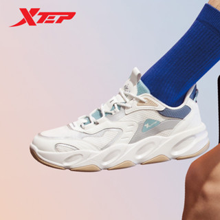 Xtep Undercurrent 2.0 รองเท้าผ้าใบลําลอง เสริมส้น ผ้าตาข่าย ระบายอากาศ สไตล์เรโทร สําหรับผู้ชาย