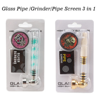 บ้อง บ้องพกพา ชุด 3 ใน 1ไปร์ อุปกรณ์สายเขียว หลอดดูดน้ำ mini Bong Pipe ขนาดพกพาสะดวกเท่ๆ หลอด คละสีส่ง ขนาดพกพาสะดวกเท่ๆ