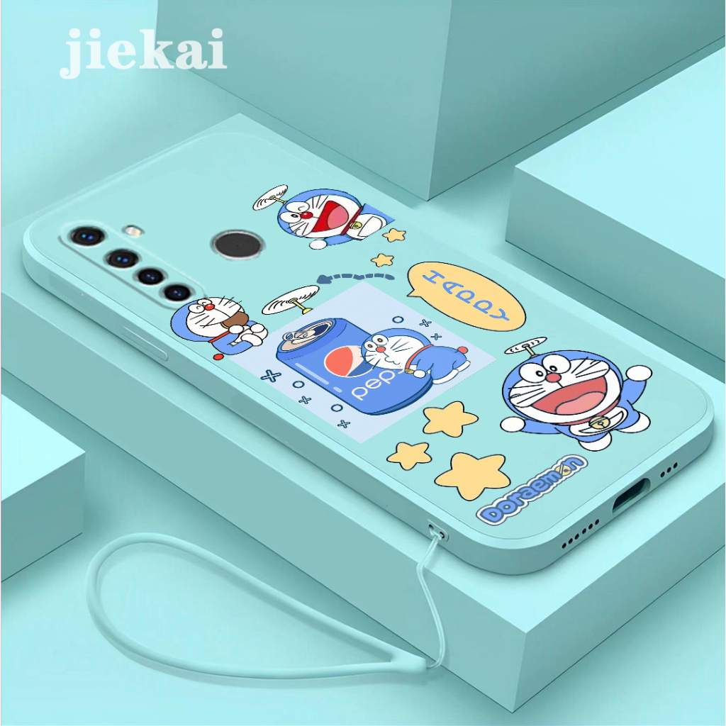 เคสโทรศัพท์มือถือ ซิลิโคน กันกระแทก ลายการ์ตูนโดเรม่อน แมวน่ารัก สําหรับ Realme 5 5i 6i c3 5 pro