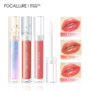 Focallure #Glowy Sparkle Time Jelly ลิปกลอส เพิ่มความชุ่มชื้น ติดทนนาน