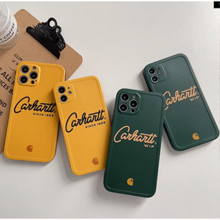 เคสโทรศัพท์มือถือนิ่ม ลายการ์ตูนโลโก้ Carhartt แฟชั่นสตรีท สําหรับ iPhone14 14pro 14promax iPhone13 13pro 13promax iPhone12 12pro 12promax iPhone11 11promax x xs xr xsmax