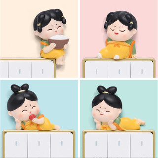 (Love My house) สติกเกอร์ซ็อกเก็ต สามมิติ สติกเกอร์ตกแต่งซ็อกเก็ต สติกเกอร์ซ็อกเก็ต เรซิน