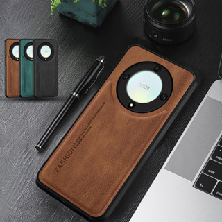 เคสโทรศัพท์หนัง TPU แบบนิ่ม กันกระแทก หรูหรา สําหรับ Honor X9A