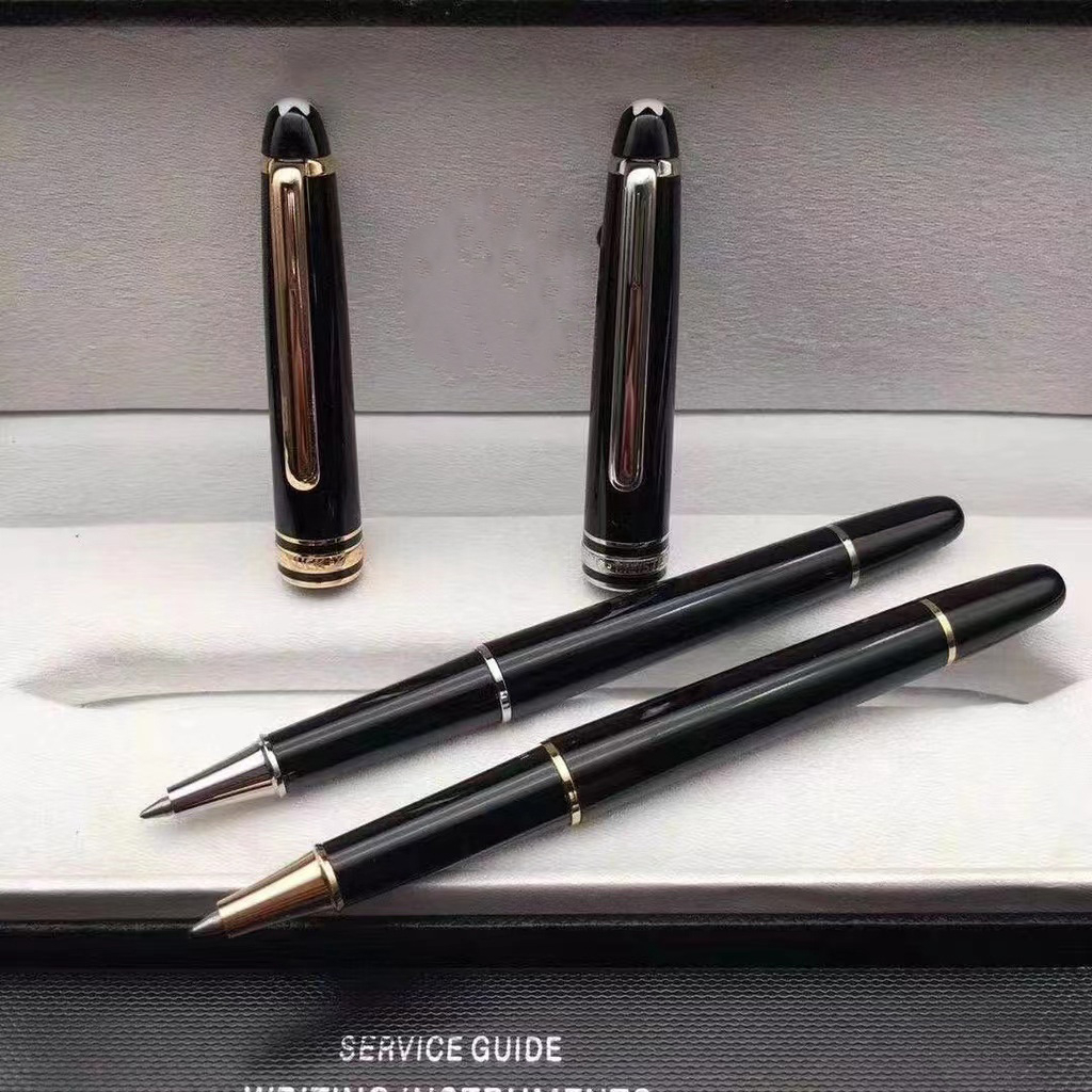 ปากกาลูกลื่น MB Mont 163 series สีทอง สีเงิน หรูหรา สําหรับโรงเรียน สํานักงาน ของขวัญ