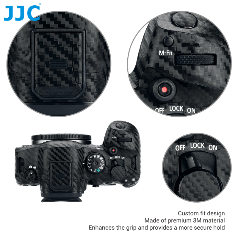 JJC SS-EOSR6M2 กล้องป้องกันรอยขีดข่วนฟิล์มผิวป้องกันสำหรับ Canon EOS R6 Mark II, 3M สติกเกอร์ตกแต่งป้องกันการลื่นที่ปราศจากสารตกค้างสำหรับกล้อง Canon EOS R6M2 ราคา ถูกที่สุด ดีลบีเคเค แกลเลอรีภาพที่ 7