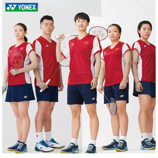 เสื้อกีฬาแบดมินตัน YONEX รุ่น World Championships ระบายอากาศได้ดี สําหรับผู้ชาย และผู้หญิง