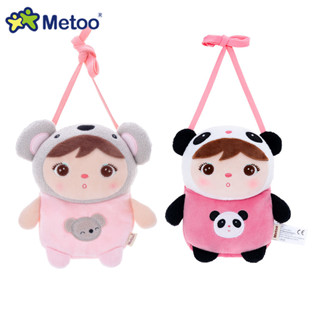 ของแท้ Metoo Forest Angela กระเป๋าสะพายข้าง ลายการ์ตูนน่ารัก สําหรับเด็ก