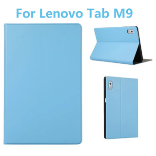 สําหรับ Lenovo Tab M9 9 นิ้ว แท็บเล็ต เคสหนัง TPU แข็ง ขาตั้ง เคสกันตก