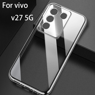 เคสซิลิโคนใส กันกระแทก สําหรับ vivo V27E V 27 E vivoV27E V27 27E 5G 2023