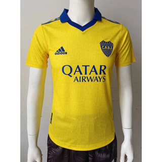 เสื้อกีฬาแขนสั้น ลายทีมชาติฟุตบอล Player Issue Boca 21 22 23 ชุดเหย้า