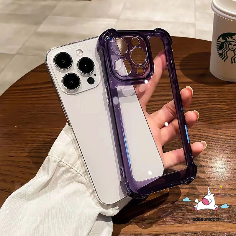 เคสโทรศัพท์มือถือ TPU นิ่ม ชุบไฟฟ้า กันกระแทก สีมาการอง หรูหรา เรียบง่าย สําหรับ IPhone 15 14 13 12 11 Pro MAX 7 8 Plus X XR XS MAX