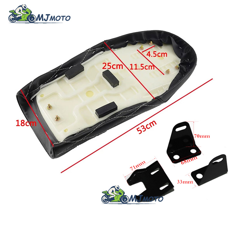 【MJMOTO】อานเบาะที่นั่งรถจักรยานยนต์ สไตล์วินเทจ สําหรับ Honda CB125S CB200 CB350 CL350 CB400 - รูปที่ 3