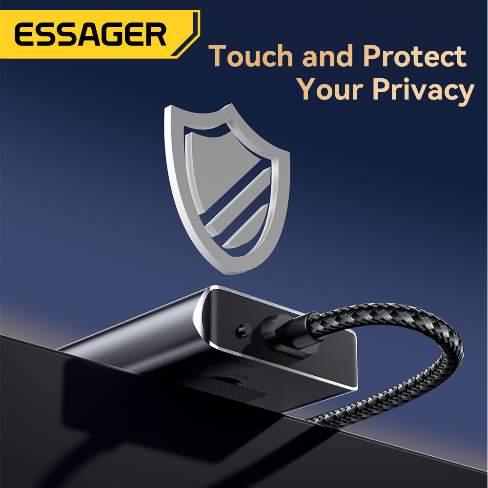 Essager 8 In 1 อะแดปเตอร์ฮับ Type C M2 SSD 4K HDMI เชื่อมต่อ PD 100W usb 3.2 10Gbps อเนกประสงค์ สําหรับแล็ปท็อป