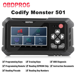 OBDPROG Codify Monster 501 OBD2 เครื่องมือวินิจฉัยกุญแจรถยนต์