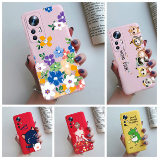 เคสโทรศัพท์มือถือนิ่ม กันกระแทก ป้องกันกล้อง ลายน่ารัก สีแคนดี้ สําหรับ Xiaomi Mi 12T 12T Pro 5G 2022