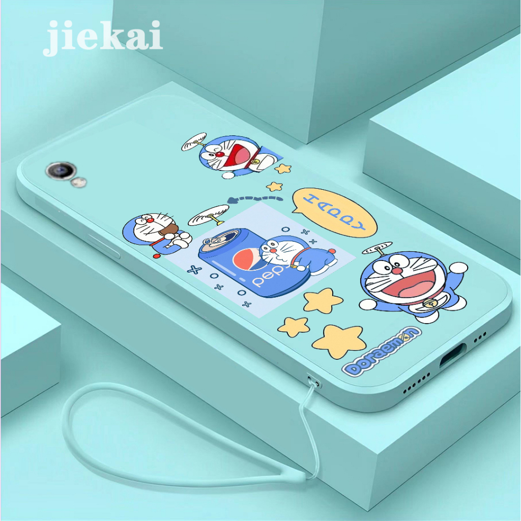 เคสโทรศัพท์มือถือ ซิลิโคน กันกระแทก ลายการ์ตูนโดราเอมอน แมวน่ารัก สําหรับ VIVO Y1S Y91C Y91i Y90