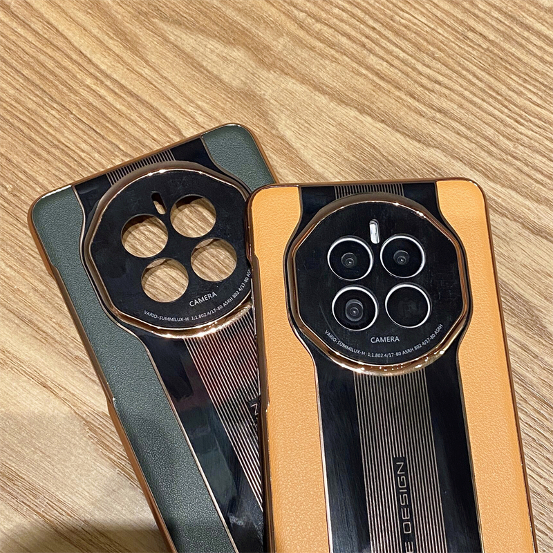 PORSCHE เคสโทรศัพท์มือถือหนัง แบบแข็ง ชุบไฟฟ้า สําหรับ Huawei Mate 50 40 RS 30 Honor Magic 5 4 3 Pro - รูปที่ 4