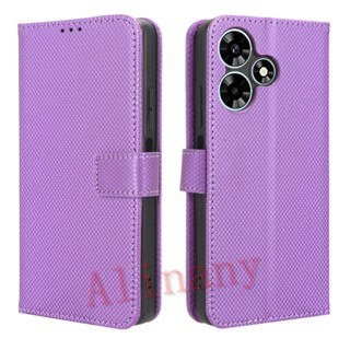 Infinix Hot 30i / Hot30i NFC เคส PU Leather Case เคสโทรศัพท์ Stand Wallet Infinix Hot30i NFC เคสมือถือ Cover