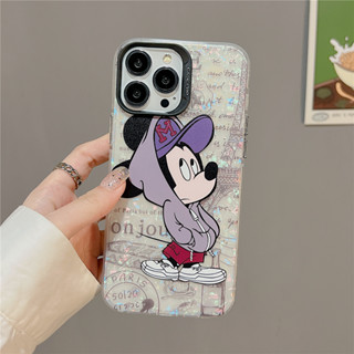 เคสโทรศัพท์มือถือ กันกระแทก ลายการ์ตูนมิกกี้เมาส์น่ารัก หรูหรา สําหรับ iPhone14pro 13 12 pro max 11