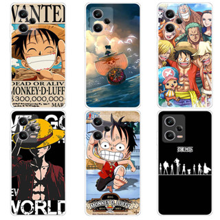 เคส Xiaomi Redmi Note 12 Pro 5G Case การ์ตูน One Piece เคสซิลิโคน Soft TPU โทรศัพท์มือถือ Back เคส