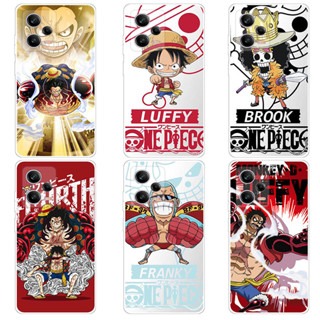 เคส Xiaomi Redmi Note 12 Pro 5G Case การ์ตูน One Piece Luffy Soft TPU เคสซิลิโคน โทรศัพท์มือถือ เคส