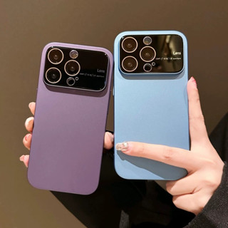 เคสโทรศัพท์มือถือ PC แข็ง กันกระแทก ป้องกันเลนส์กล้อง หรูหรา สําหรับ iPhone 14 pro max 14 plus 13 12 pro max