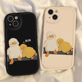 เคส Vivo Y35 Y21 Y16 Y22 Y12i Y17 V23 Y1S Y15s Y33S Y33T Y20i Y12 Y15 Y91 Y21S Y15A Y93 Y20 Y95Y21A Y11 Y31 Y91C Y53s Y21T Y30 Y51 Y01 Y50 Y51A เคสมือถือวีโว่ การ์ตูนเป็ดคู่ เคสโทรศัพท์มือถือ