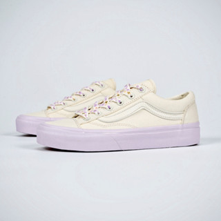 VANS รองเท้าลําลอง ข้อสั้น ลาย Lilac 36 สไตล์คลาสสิก