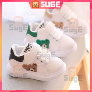 【Suge】รองเท้าผ้าใบลําลอง ทนต่อการเสียดสี เหมาะกับการวิ่ง เล่นกีฬาบาสเก็ตบอล สําหรับเด็กผู้ชาย และเด็กผู้หญิง