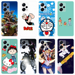 เคสสำหรับ Redmi Note 12 5G Case Silicone Back Cover Soft Casing Redmi Note12 5G cartoon TPU เคส