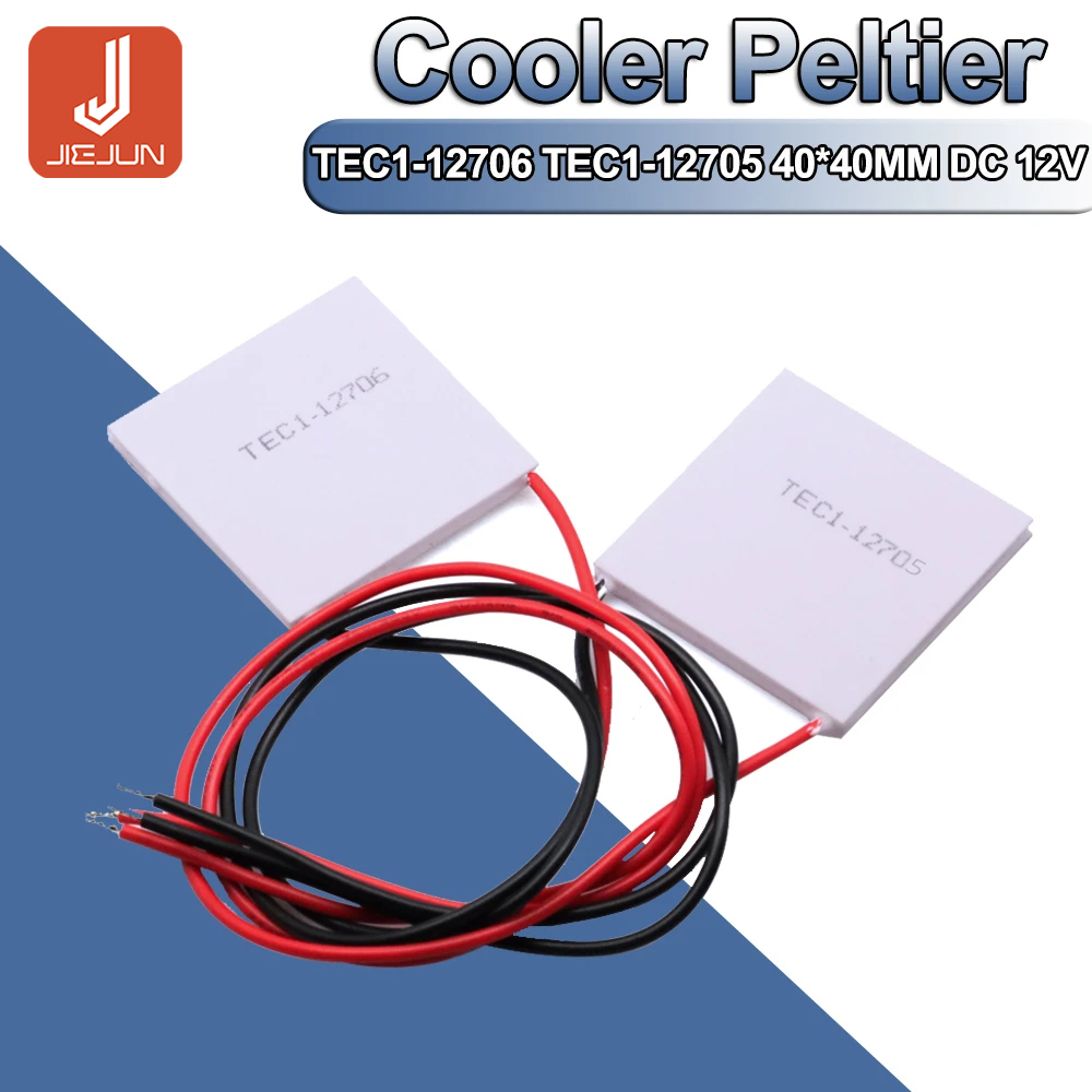 เครื่องทําความเย็นเซมิคอนดักเตอร์ TEC1-12706 12706 TEC1-12705 12705 40*40 มม. 12V ระบายความร้อนอย่าง