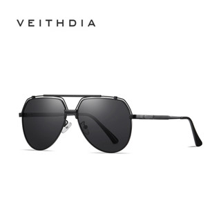 Veithdia ใหม่ แว่นตากันแดด เลนส์โพลาไรซ์ แฟชั่น สําหรับผู้ชาย เหมาะกับการขับขี่ ตกปลา JS8554