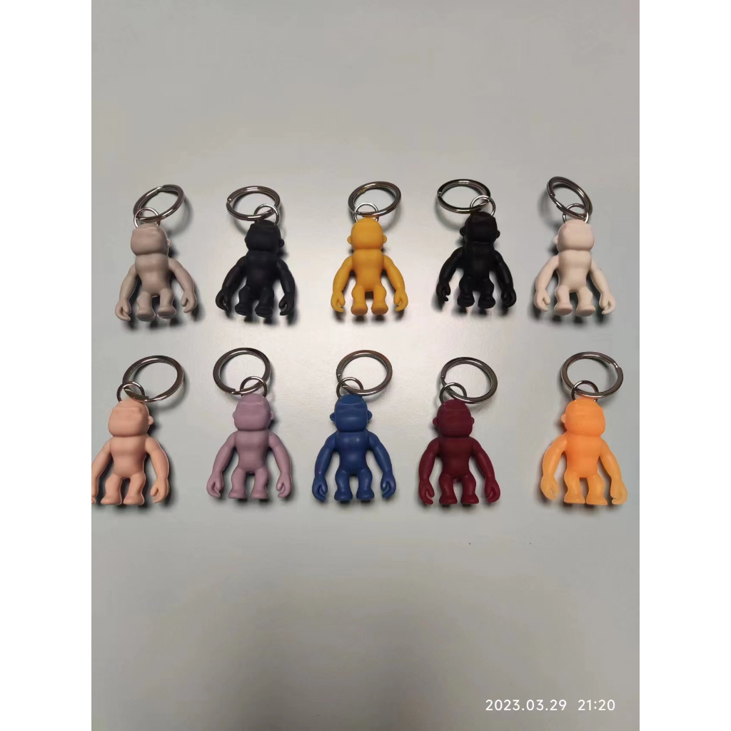 จี้ห้อยกระเป๋า รูปลิงน่ารัก 11 สี อุปกรณ์เสริม สําหรับเก็บกุญแจ กระเป๋าสตางค์ โทรศัพท์มือถือ กระเป๋าเดินทาง